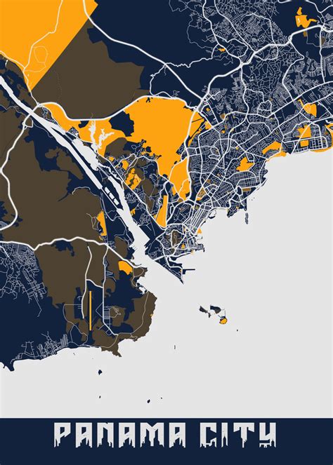 Panama City City Map Mccyle Khan