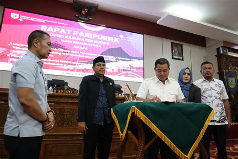 DPRD Kudus Terima LKPJ Bupati Dengan Catatan Rekomendasi Berdikarinews Id