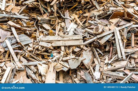 A Pile Of Scrap Wood For Recycling Stock Image Image Of Environmental