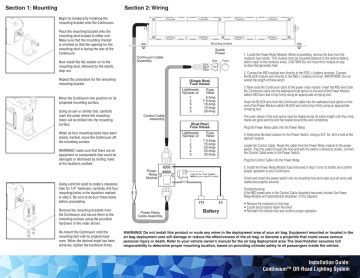 Whelen Continuum Off-Road Lighting System Installation Guide | Manualzz