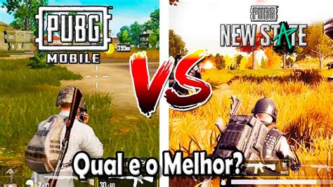 PUBG Mobile VS PUBG New State Comparação qual é o melhor mobile