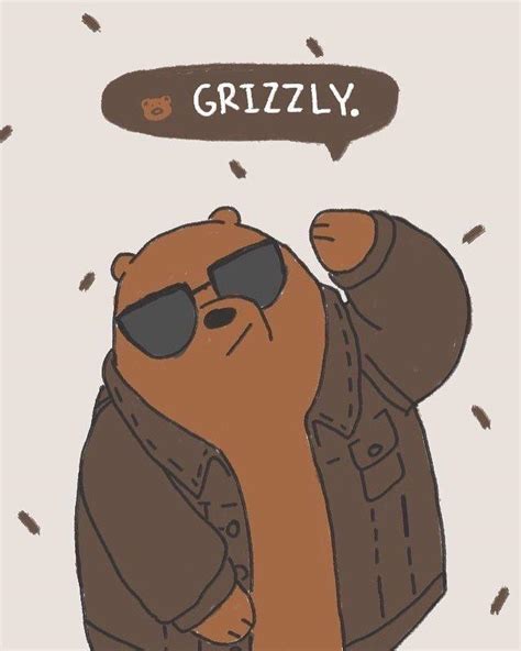 We Bare Bears Grizz Shirtless