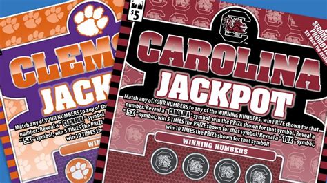Sc Education Lottery Unveils Carolina Clemson Scratch Off Ticket