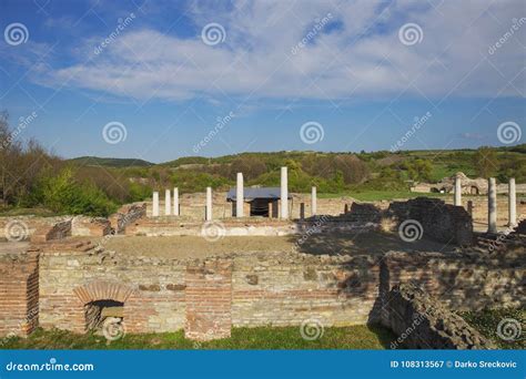 Gamzigrad Felix Romulianaancient Roman Palace Ruins Royalty Free
