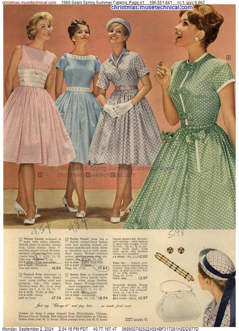 1960 Sears Spring Summer Catalog Page 41 Catalogs And Wishbooks