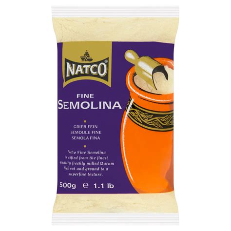 Natco Semolina Fine 500g Natco Foods Shop