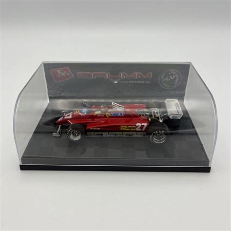 Ferrari 126ck Turbo 27 Villeneuve Monoco Gp 1981 Brumm Diecast 143