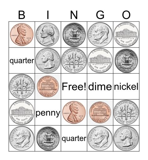 COIN BINGO Card