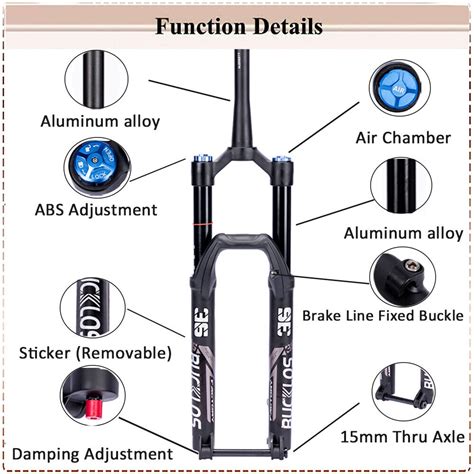 Bucklos Zoll Boost Luftgabeln Mtb Am Fr Downhill Ebike Gabel