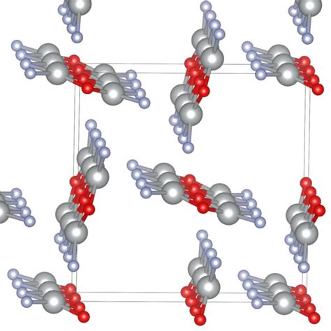 Crystal Structure Of Polymorph No P Ag Gray O Red F Light