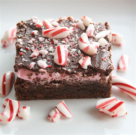 Peppermint Candy Cane Brownies