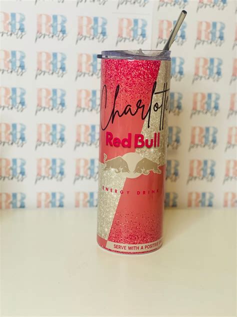Pink Glitter Tumbler Bull Tumbler Personalised Red Bill Etsy Uk