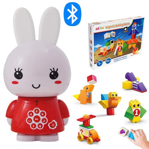 Alilo Honey Bunny Bluetooth + Magnetblockset "Stack & Count" - Alilo