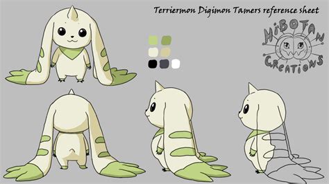 Terriermon Digimon Tamers Reference Sheet By Hibotancreations On Deviantart