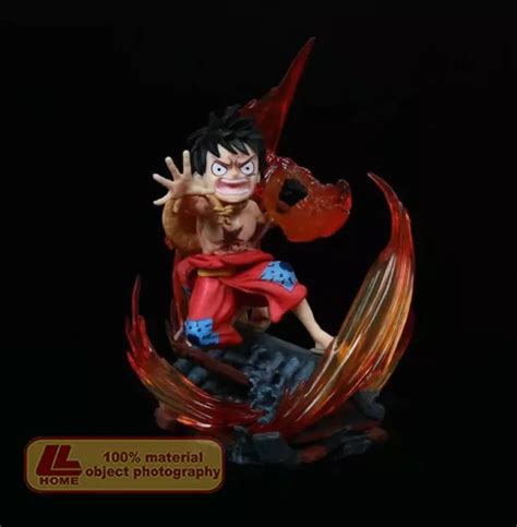 Anime One Piece Wano Country Monkey D Luffy Gear 4 Pvc Figure Statue