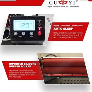 Cuyi A A Size Laminator Hot Cold With Reverse Function V Heavy