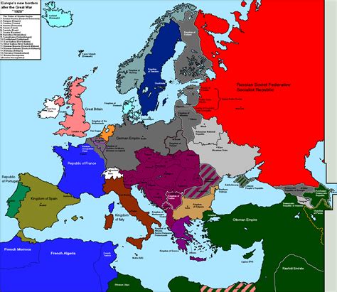 Map Challenge Post Wwi Central Powers Victory
