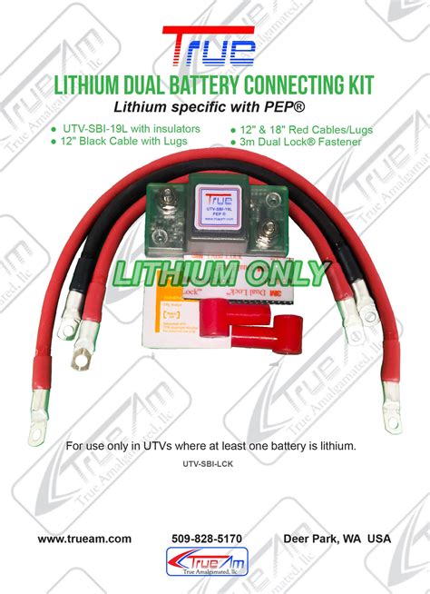 Trueam Utv Sbi Ck Utv Dual Battery Kit Isolator The Honda Sxs Club