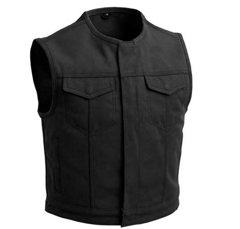 Motorcycle Denim Vests For Men Denim Riding Shirts