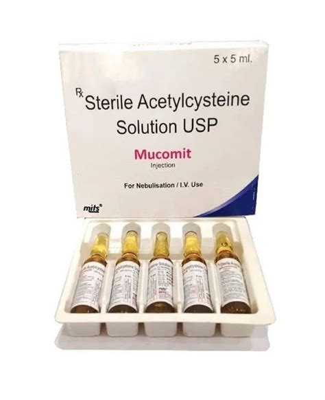 Acetylcysteine Solution Mucomyst Latest Price Manufacturers And Suppliers