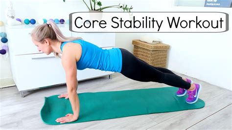 Core Stability Workout Minuten Rug En Buikspieroefeningen Youtube