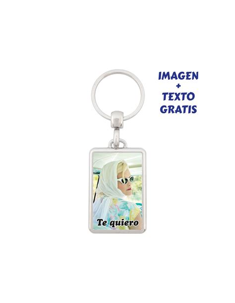 Llavero Rectangular Personalizado Con Foto