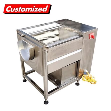 Automatic Industrial Potato Ginger Roller Washer Brush Peeling Machine