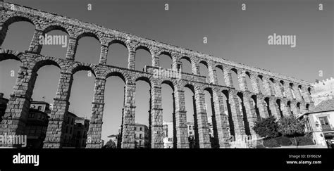 Aqueduct Of Segovia Stock Photo Alamy