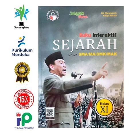 Jual Buku Interaktif Sejarah SMA MA Kelas 11 XI Semester 1 2 Kurikulum