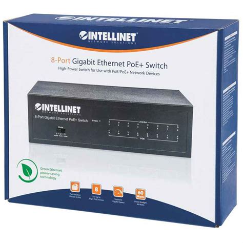 Intellinet 8 Port Gigabit Ethernet Poe Switch