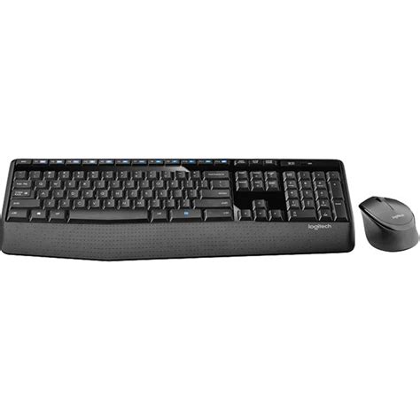 LOGITECH MK345 WIRELESS KEYBOARD AND MOUSE COMBO BLACK Office