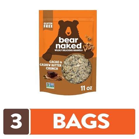 Bear Naked Granola Cereal Whole Grain Granola Breakfast Snacks Cacao