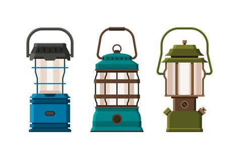 Vintage Camping Lantern Collection By KrugliVector | TheHungryJPEG