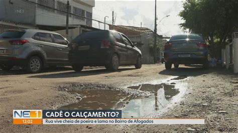 V Deo Moradores Cobram Cal Amento Em Rua No Bairro De Afogados No