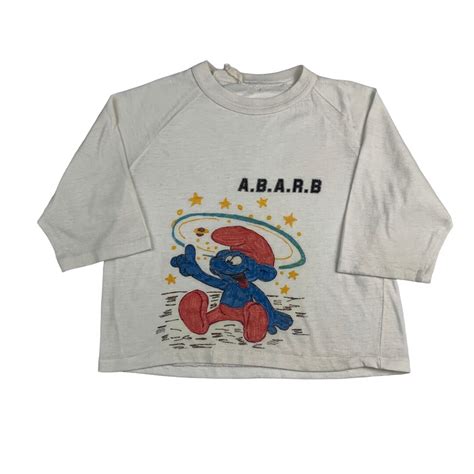 Vintage 1970s Hand Drawn Smurf T Shirt Etsy