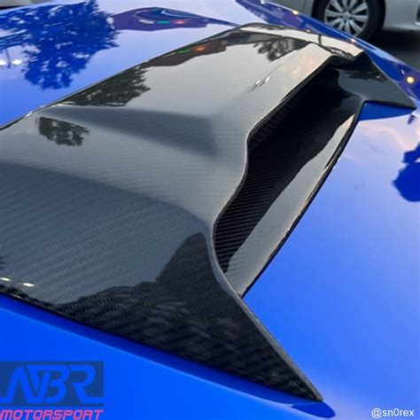 Subaru 2022 Wrx Carbon Fiber Hood Scoop Replacement V1 Style Nbr Motorsport