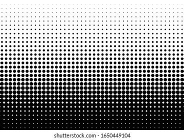 Monochrome Dots Background Fade Texture Points Stock Vector Royalty