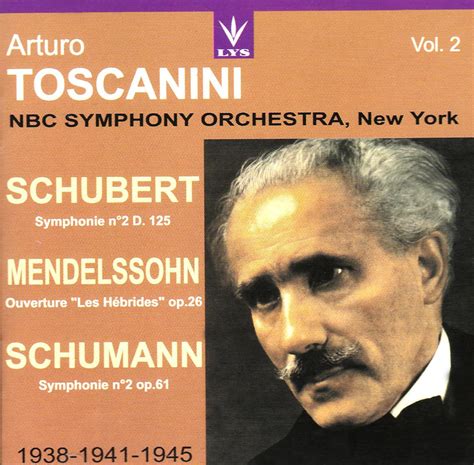 Mendelssohn Les Hebrides Nbc S O Toscanini Amazon Es Cds Y Vinilos