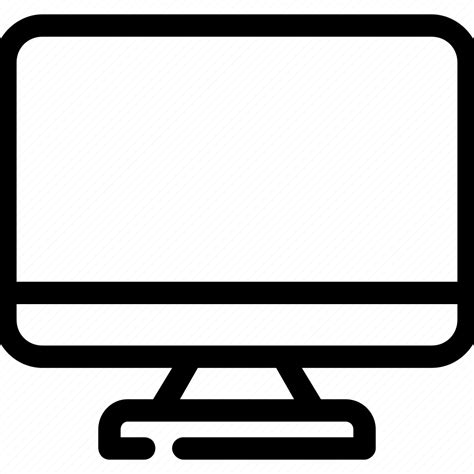 Computer Desktop Device Hardware Laptop Monitor Technology Icon