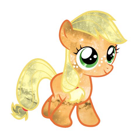 Galaxy Filly Applejack Vector By Minkxs On Deviantart