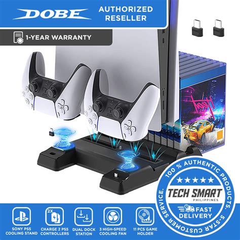 Dobe Ps Stand Cooling Fan Charger Station For Playstation Dual