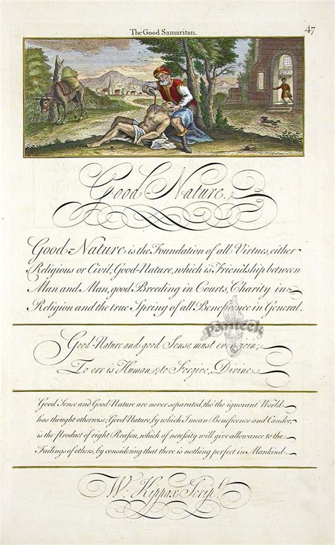 The Universal Penman By George Bickham 1741 Amazing Nature Lettering