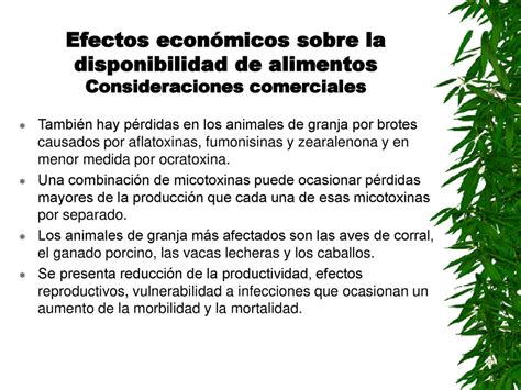 Aspectos generales de las micotoxinas Evaluación según el Codex ppt