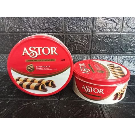 Jual Astor Double Chocolate Kaleng 156gr Shopee Indonesia