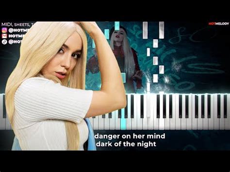 Ava Max Million Dollar Baby Piano Karaoke Instrumental Youtube