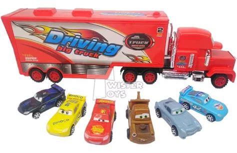 Cars Rayo Mcqueen Mula Camion Mack Grande Carros Impulso Cuotas