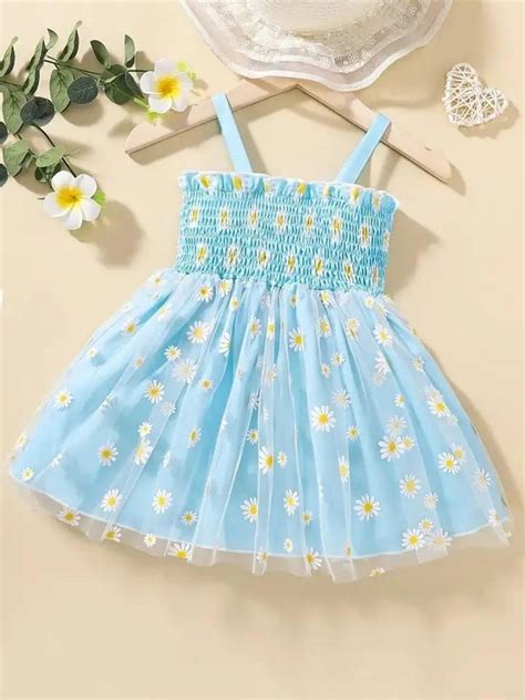 Vestido Infantil Jardim Encantado Margaridas Elo