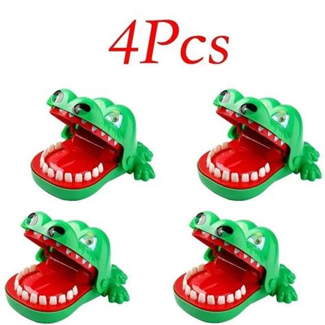 Jouets De Dents De Crocodile Pour Enfants Mordre Les Doigts Jeux De