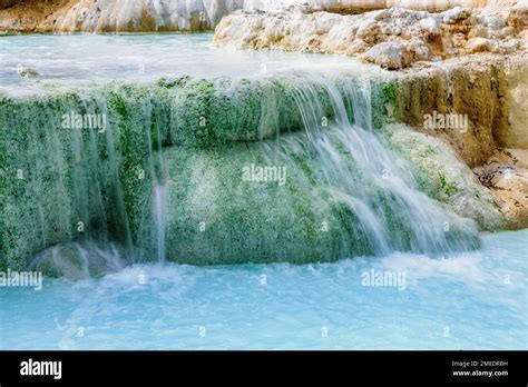 Bagni Di San Filippo Hot Springs In Tuscany Italy Stock Photo Alamy