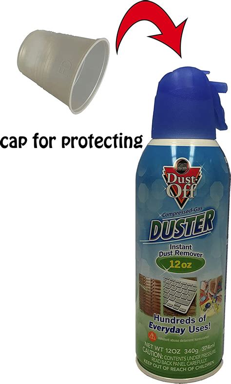 Dust Off Falcon Professional Electronics Compressed Air Duster 12 Oz